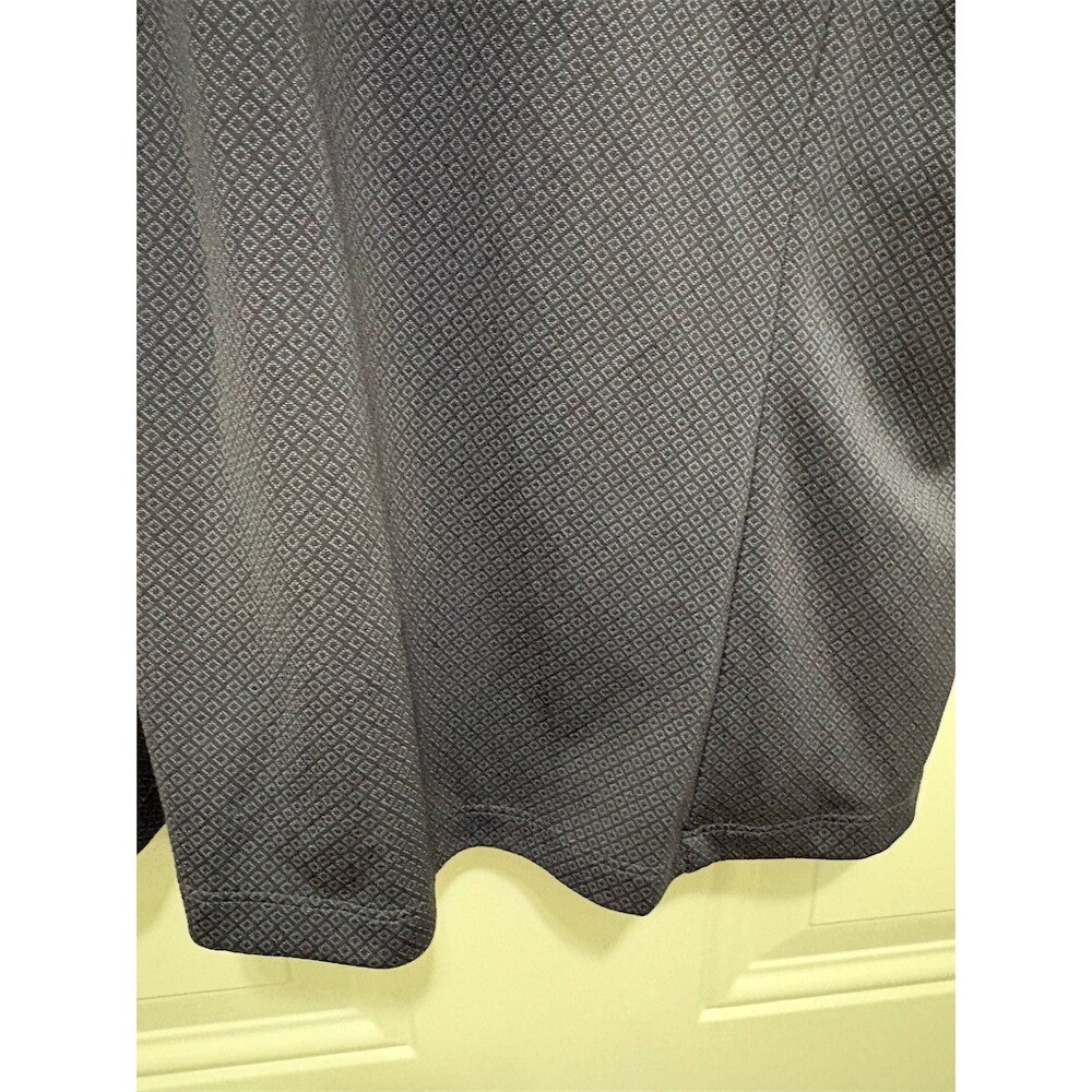 Callaway Womens Polo Shirt Size L Navy Blue Geometric Huntington Ingalls - Picture 5 of 8
